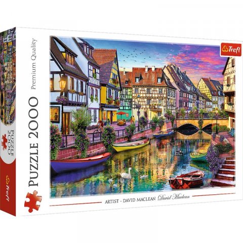 neuveden: Trefl Puzzle Colmar, Francie / 2000 dílků