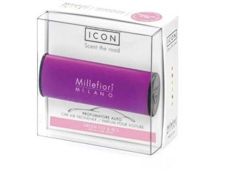 neuveden: Millefiori Milano Icon Green Fig & Iris / vůně do auta Classic - fialová
