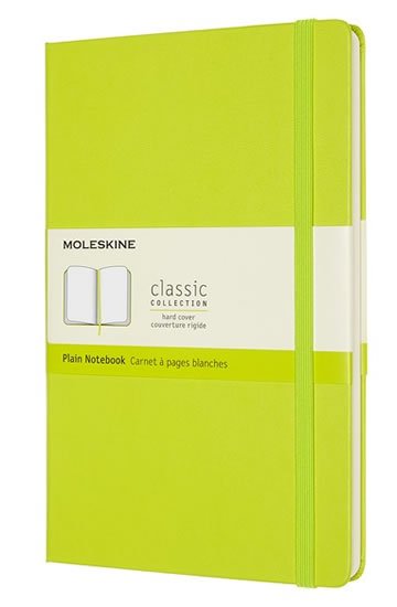 neuveden: Zápisník Moleskine - tvrdé desky, L, čistý - limetka neuveden: Zápisník Moleskine - tvrdé desky, L, čistý - limetka
