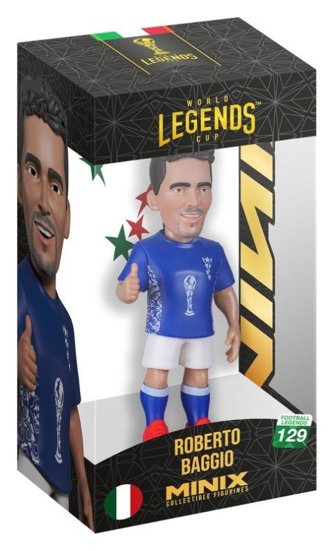 : MINIX Football Legends: World Cup Legends Italy - Roberto Baggio #129