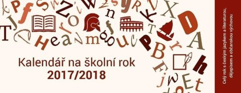 Čecháková Věra: Kalendář na školní rok 2017/2018