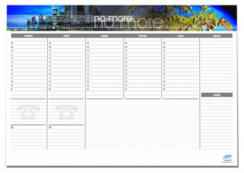 neuveden: Plánovací podložka OFFICE A2, 30 listů