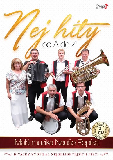neuveden: Malá muzika Nauše Pepíka - Nej hity A-Z - 3 CD neuveden: Malá muzika Nauše Pepíka - Nej hity A-Z - 3 CD