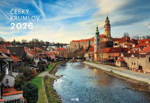 Sváček Libor: Kalendář 2026 Český Krumlov - nástěnný na šířku
