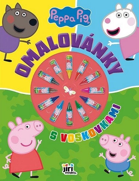 neuveden: Prasátko Peppa - Omalovánky s voskovkami