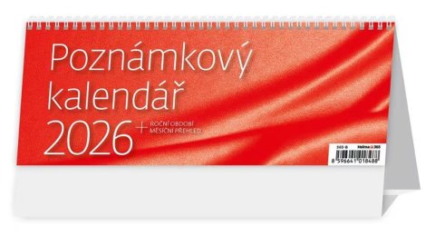 neuveden: Kalendář stolní 2026 - Poznámkový kalendář OFFICE