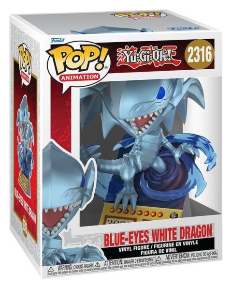 : Funko POP Animation: Yu-Gi-Oh! - Blue-Eyes White Dragon #2316