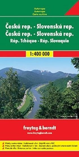 neuveden: AK 1101 Česká a Slovenská rep. 1:400 000
