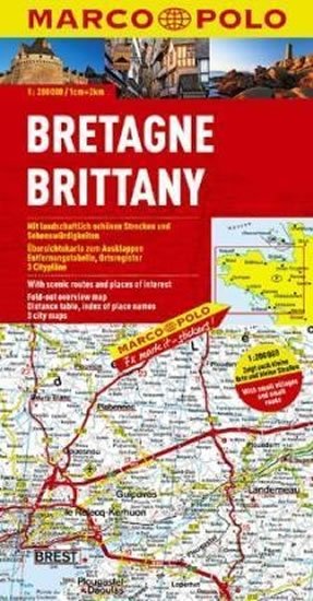 neuveden: Francie - Bretaň/ mapa 1:200T MD