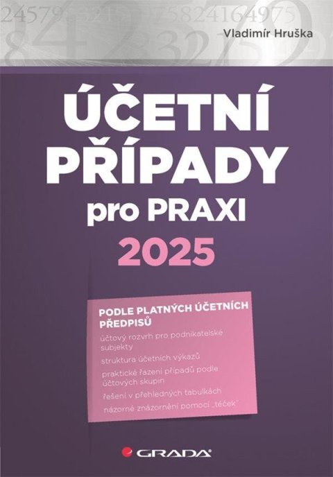 Hruška Vladimír: Účetní případy pro praxi 2025