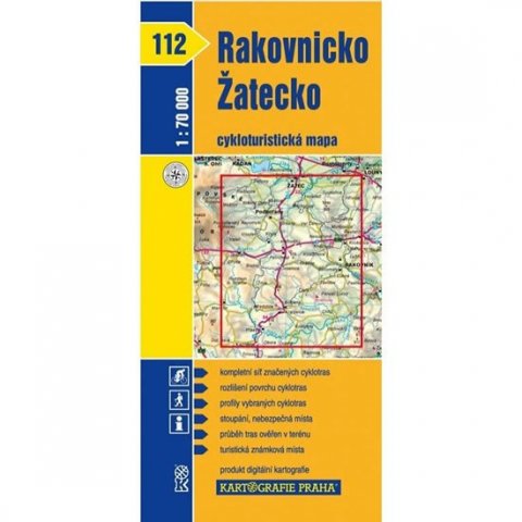 neuveden: 1: 70T(112)-Rakovnicko, Žatecko (cyklomapa)