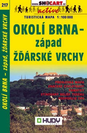 neuveden: SC 217 Okolí Brna západ, Žďárské vrchy 1:100 000