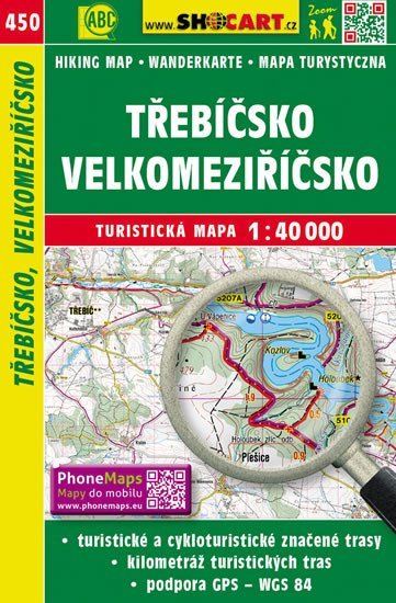 neuveden: SC 450 Třebíčsko, Velkomeziříčsko 1:40 000