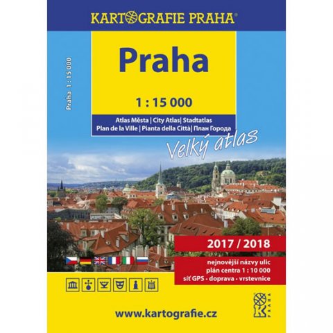 neuveden: Praha – Velký atlas, 1 : 15 000