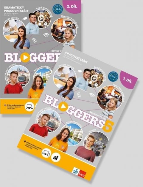 neuveden: Bloggers 5 (A2) – 2dílný prac. sešit + žákovská licence neuveden: Bloggers 5 (A2) – 2dílný prac. sešit + žákovská licence