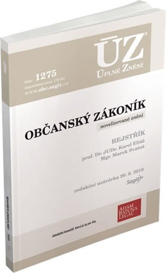 neuveden: ÚZ 1275 Občanský zákoník