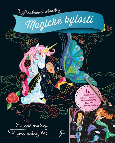 neuveden: Vyškrabávací obrázky: Magické bytosti