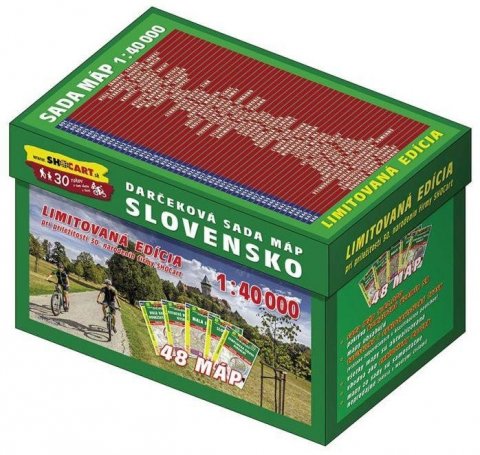 neuveden: Dárková sada map Slovensko 1:40 000 neuveden: Dárková sada map Slovensko 1:40 000