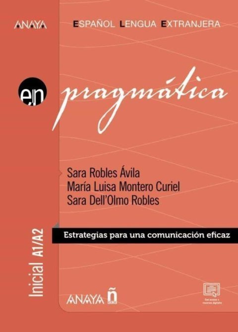Robles Avila Sara: Anaya ELE en… Pragmática A1/A2