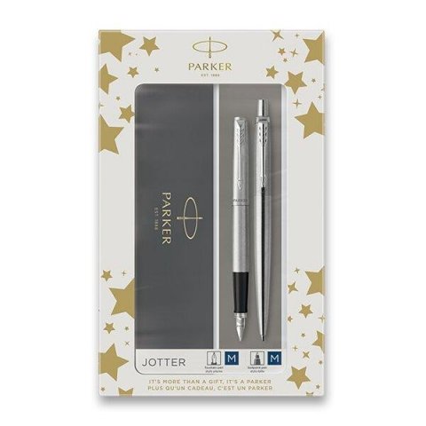 neuveden: PARKER Sada psací a kuličkové pero Jotter St. Steel CT, DUO19