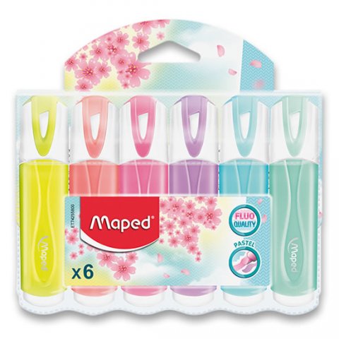neuveden: Maped - Zvýrazňovač Fluo Peps Pastel 6 ks neuveden: Maped - Zvýrazňovač Fluo Peps Pastel 6 ks