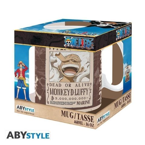 neuveden: One Piece Hrnek Luffy Wanted 460 ml