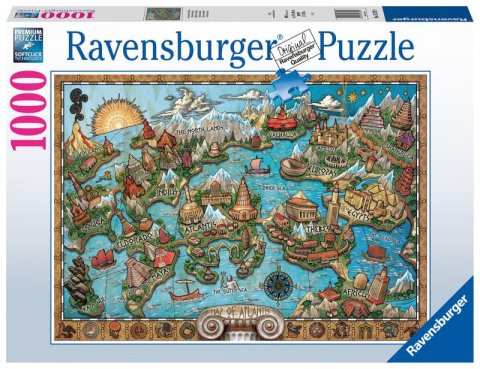 neuveden: Puzzle Tajemná Atlantida 1000 dílků