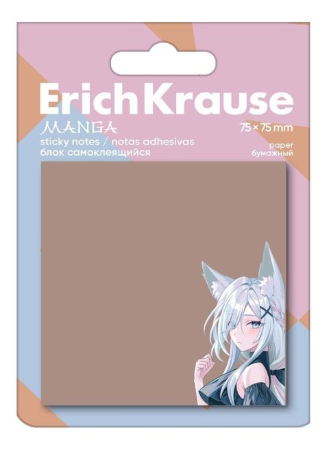 neuveden: Samolepicí bločky ErichKrause Manga - 75x75 mm, 50 listů