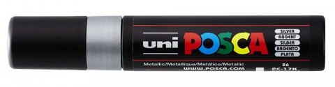 neuveden: POSCA akrylový popisovač / stříbrný 15 mm
