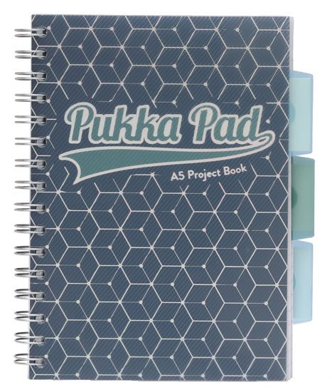 neuveden: Pukka Pad Projektový blok Glee A5, papír 80g, 100 listů, tmavě modrý