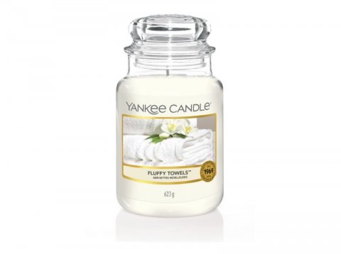neuveden: YANKEE CANDLE Fluffy Towels svíčka 623g