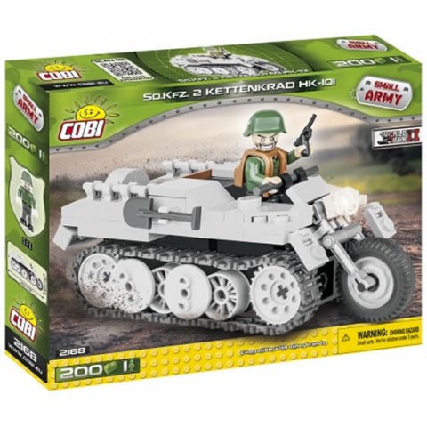 neuveden: Stavebnice COBI 2168 II World War Vozidlo SdKfz 2 Kettenkrad HK101/200 kost