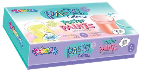 neuveden: Pastel - temperové barvy 6 barev