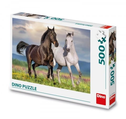neuveden: Puzzle Zamilovaní koně 500 dílků