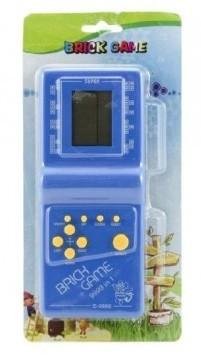 neuveden: Digitální hra Brick Game Tetris na baterie / hlavolam plast 18 cm / 4 barvy