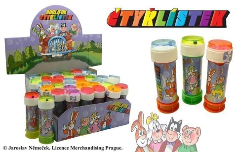 neuveden: Bublifuk Čtyřlístek 60 ml (display 36 ks)