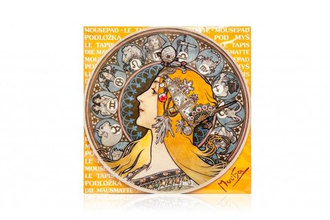 neuveden: Podložka pod myš Alfons Mucha - Zodiak