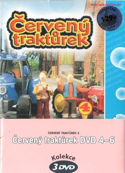 neuveden: Červený traktůrek 02 - 3 DVD pack