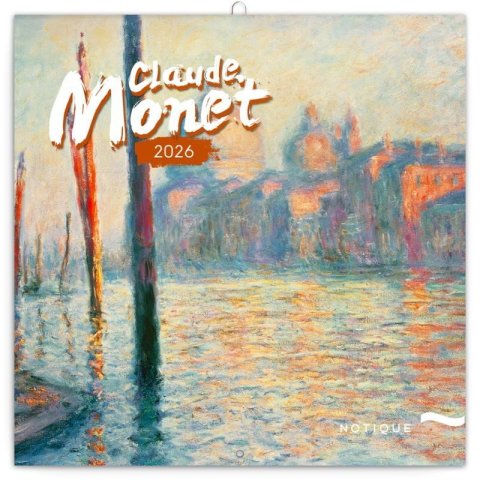 neuveden: Kalendář 2026 poznámkový: Claude Monet, 30 x 30 cm neuveden: Kalendář 2026 poznámkový: Claude Monet, 30 x 30 cm