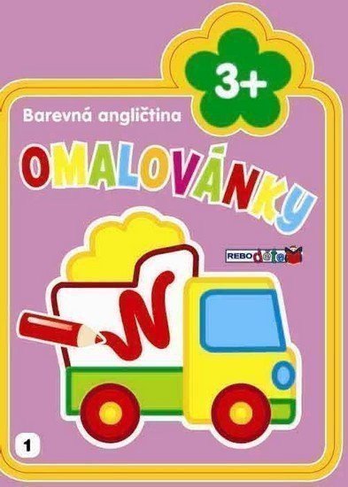 neuveden: Auto - Barevná angličtina - Omalovánky