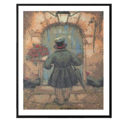 neuveden: Grafix Diamantové malování 40 x 50 cm - Muž s růžemi neuveden: Grafix Diamantové malování 40 x 50 cm - Muž s růžemi