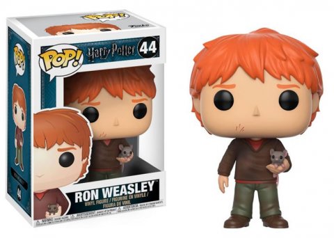 neuveden: Funko POP Movies: Harry Potter - Ron Weasley w/ Scabbers