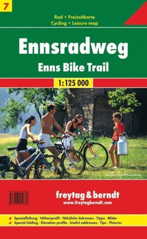 neuveden: RK 7 Ennsradweg 1:125 000 / cyklomapa