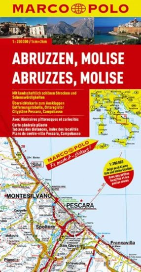 neuveden: Itálie č. 10-Abruzzen,Molise/mapa1:200T MD