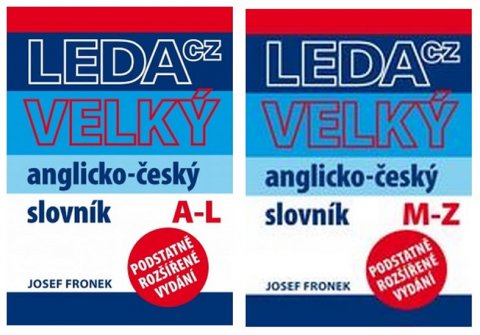 Fronek Josef: Velký AČ slovník - Fronek (2 knihy)