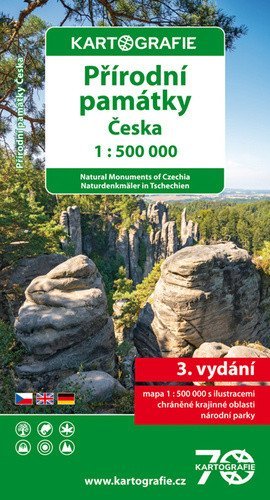 neuveden: Přírodní památky Česka 1:500 000