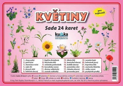 kolektiv autorů: Květiny - Sada 24 karet