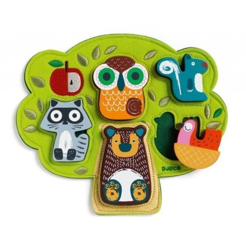 neuveden: DJECO Vkládací puzzle Oski