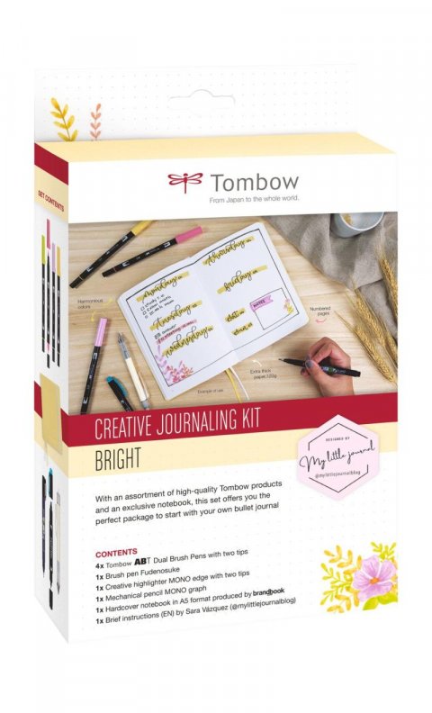 neuveden: Tombow Sada Bullet journal - Bright