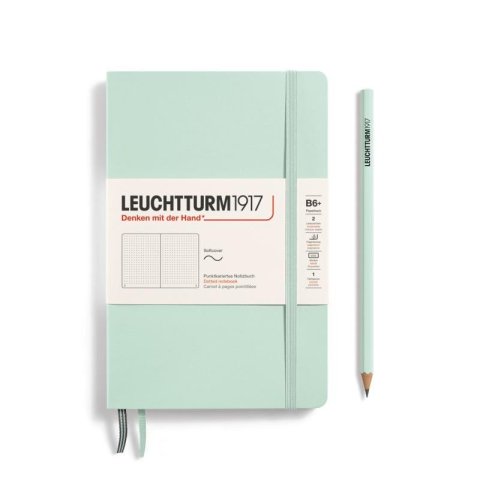 neuveden: Leuchtturm1917 Zápisník Mint Green Softcover B6+ tečkovaný neuveden: Leuchtturm1917 Zápisník Mint Green Softcover B6+ tečkovaný